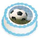 Soccerball and Net Edible Image